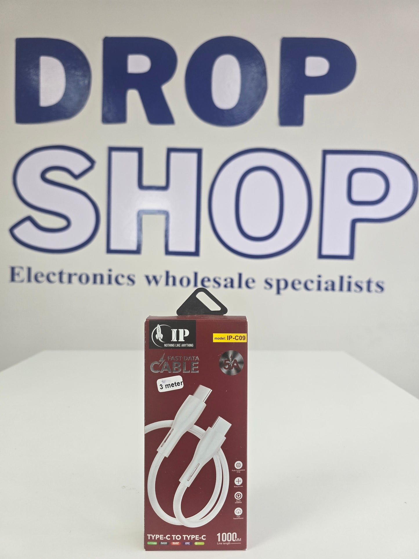 IP 3M USB-C to USB-C Charging Cable