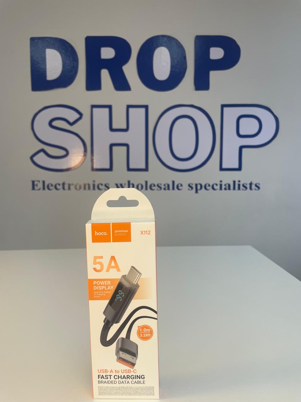 USB-C to USB-A Fast Charging Cable with Power Display