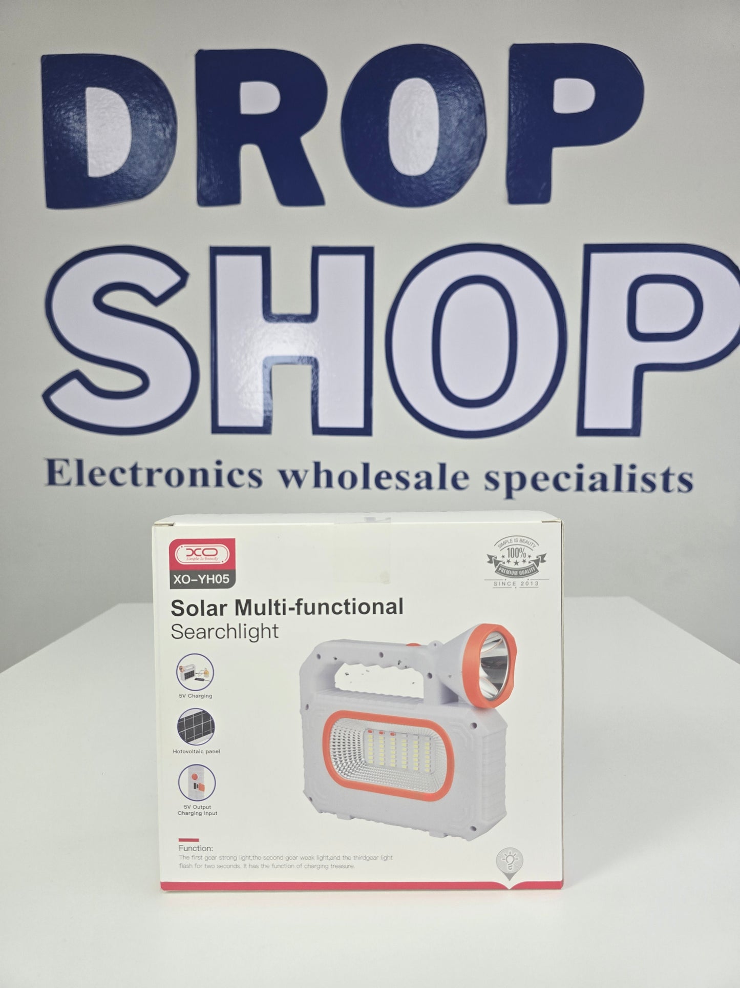 Solar Multi-Function Searchlight