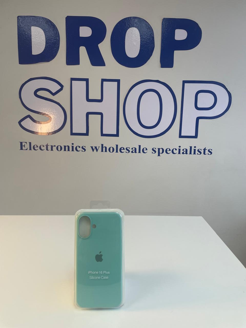 Silicone Apple Logo iPhone 16 Plus Cover