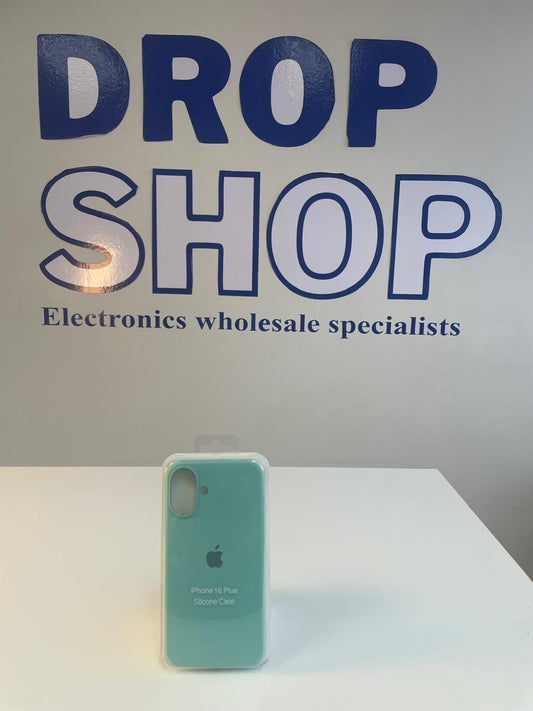 Silicone Apple Logo iPhone 16 Plus Cover