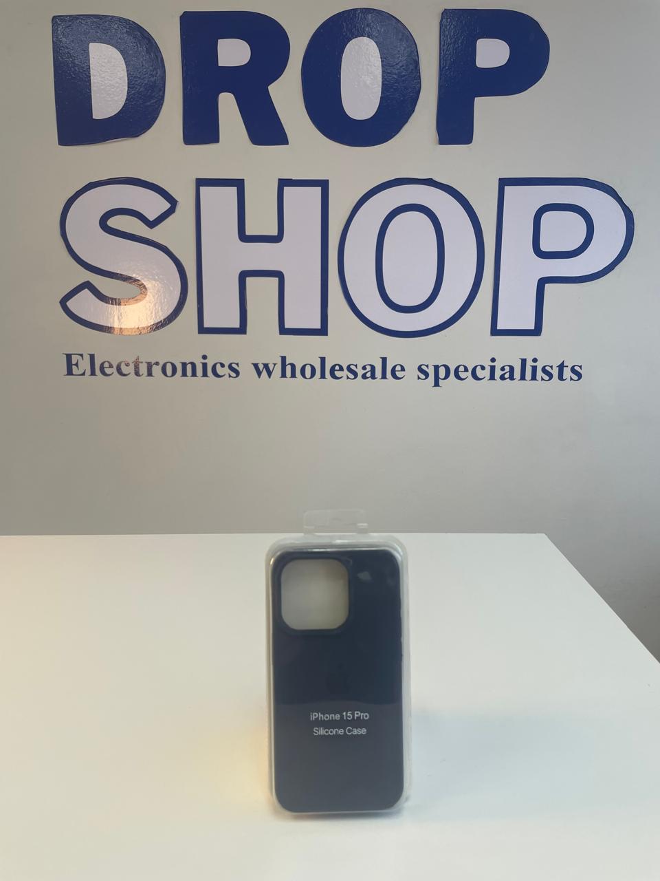 Silicone Apple Logo iPhone 15 Pro Cover