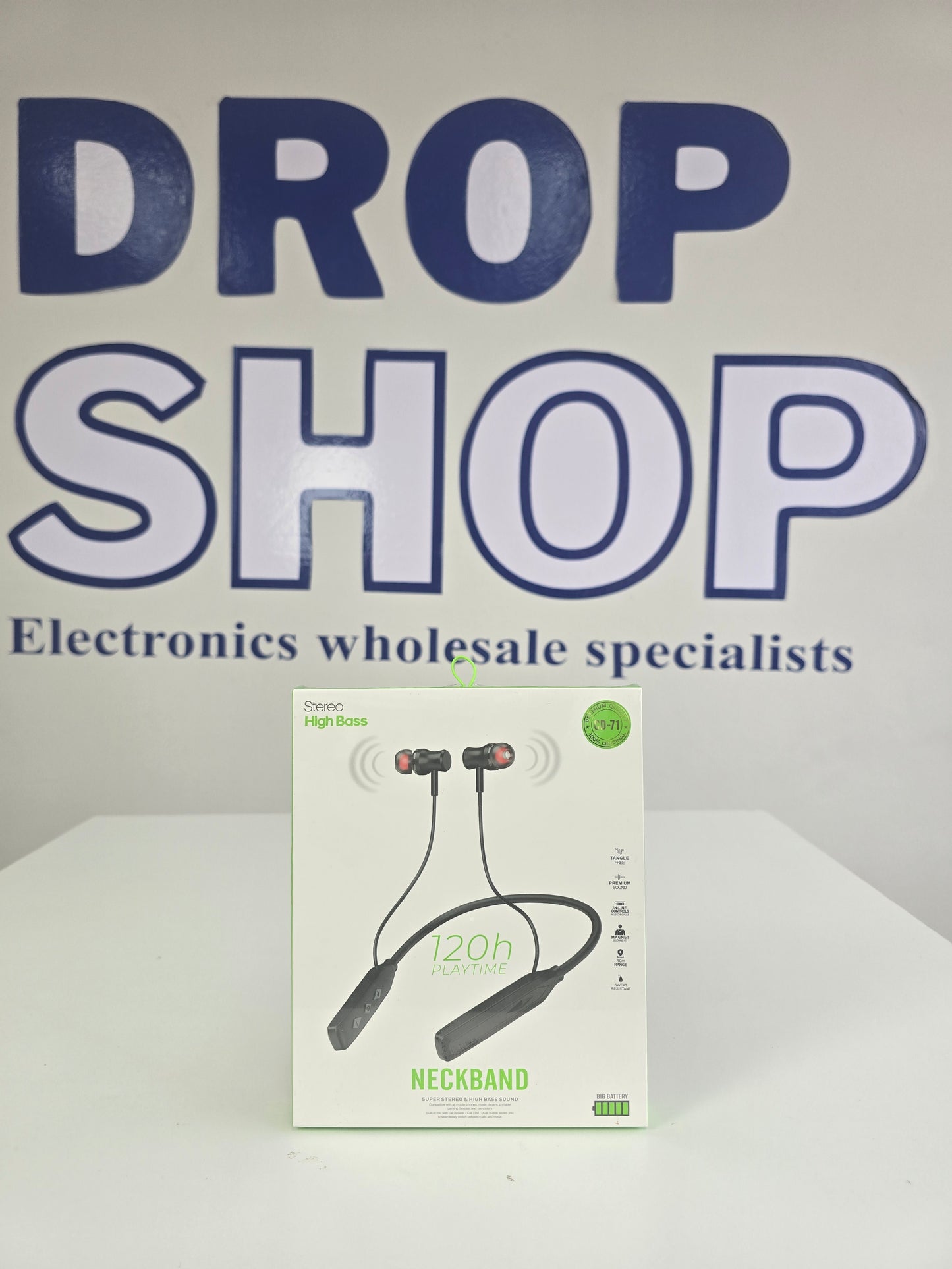 High Bass Wireless Neckband Earphones